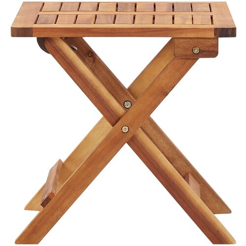  Sklopivi vrtni stolić za kavu 40 x 40 x 40 cm bagremovo drvo Slike