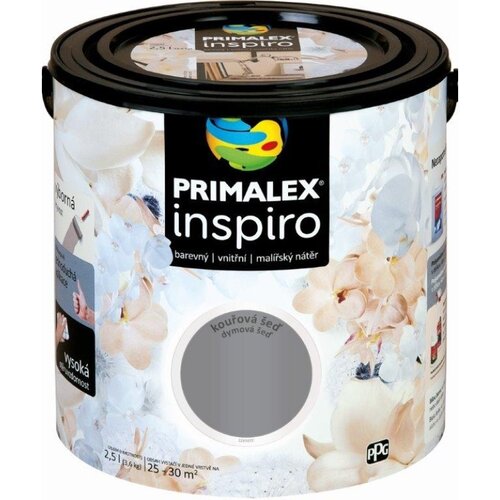 DIM Notranja stenska barva Primalex Inspiro (barva: dim siva; 2,5 l) Cene