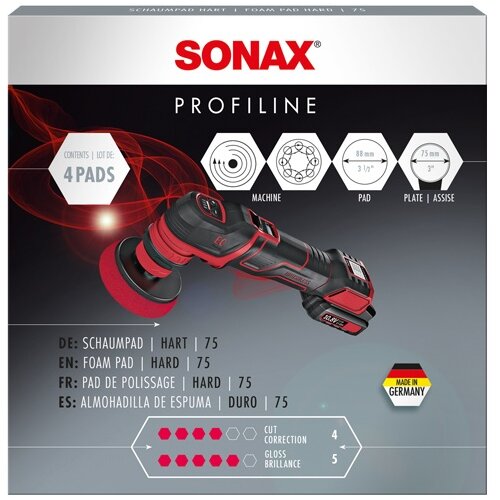  Sundjer za poliranje Hard 75 SONAX - 492141 Slike