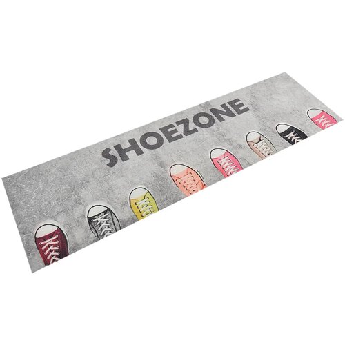 vidaXL Kuhinjska preproga pralna napis shoezone 45x150 cm žamet Cene
