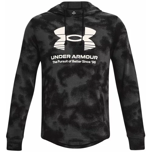 Under Armour UA RIVAL TERRY NOVELTY HD Muška majica s kapuljačom, crna, veličina