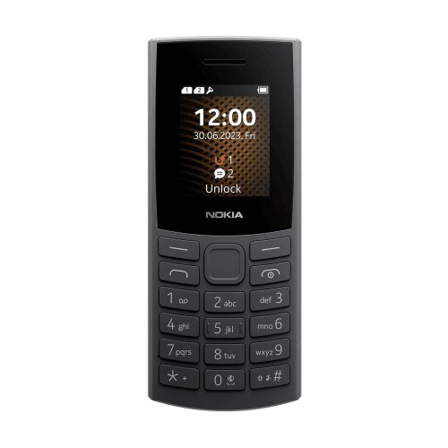 Nokia 105 TA-1691 (2024) 2nd Gen. telefon na tipke Dual sim 4G - črna Slike