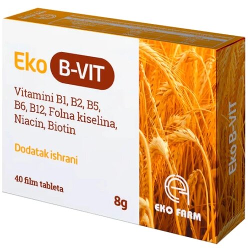 EKOFARM tablete eko b-vit, 40 film tableta Cene