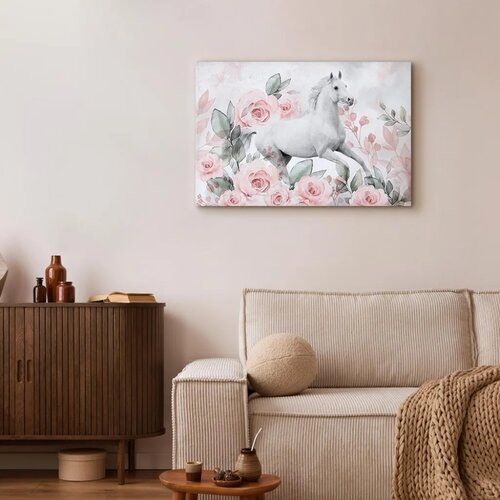  Slika - Gallop Among the Roses (1 Part) Wide 120x80 Premium Print Slike