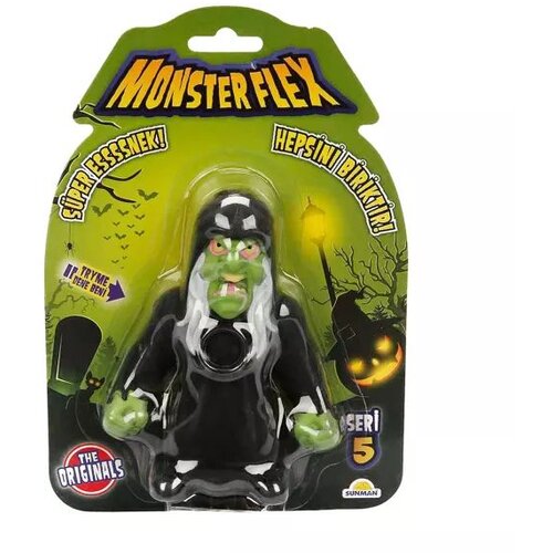 MONSTER FLEX po&amp;scaron;astna figura, ki se lahko raztegne, serija 5 - čarovnica Slike