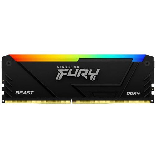 Kingston RAM DDR4 16GB 3200MHz FURY BEAST RGB C Cene