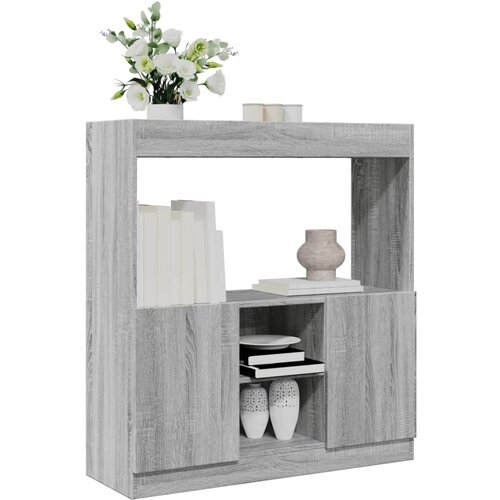 vidaXL Visoka komoda boja hrasta 92x33x100 cm od konstruiranog drva Cijene