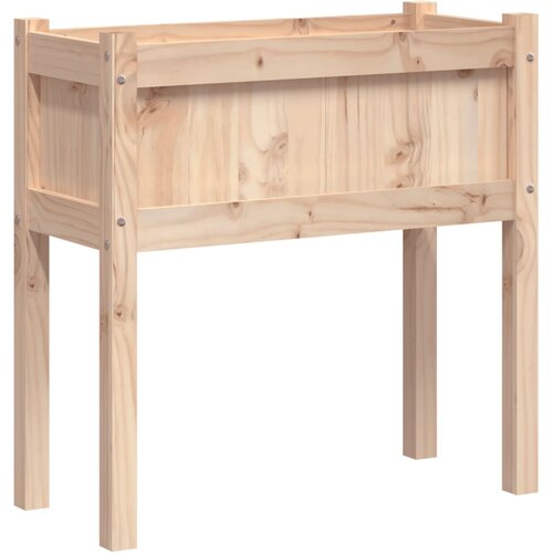  Vrtna sadilica s nogama 70 x 31 x 70 cm od masivne borovine Slike