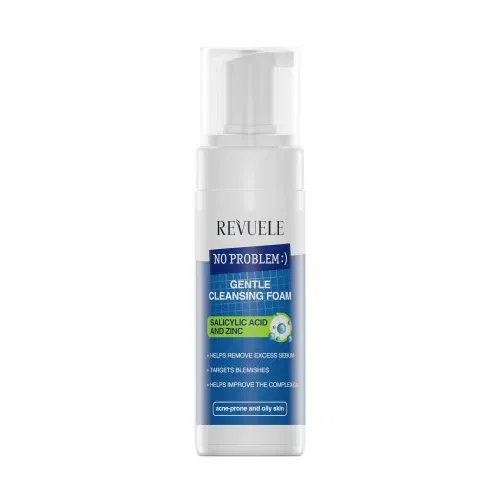 Revuele čistilna pena za obraz - No Problem Gentle Cleansing Foam - Salicylic Acid And Zinc