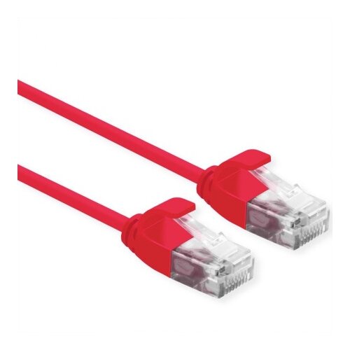 Secomp Roline UTP Data Center PatchCord Cat6A, Slim, LSOH, crvena 1.5m ( 5936 ) Slike