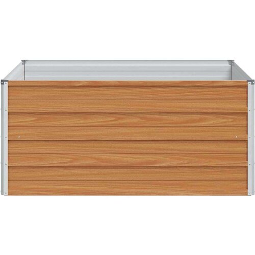  Povi&amp;scaron;ena gredica - Vrtna gredica Svijetlosmeđa 100 x 100 x 45 cm Slike