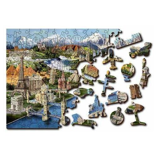 WOODEN CITY Drvene puzzle - Znamenitosti M Cene