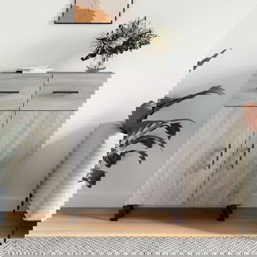 vidaXL Komoda boja hrasta sonome 69 5 x 34 x 90 cm konstruirano drvo Cene