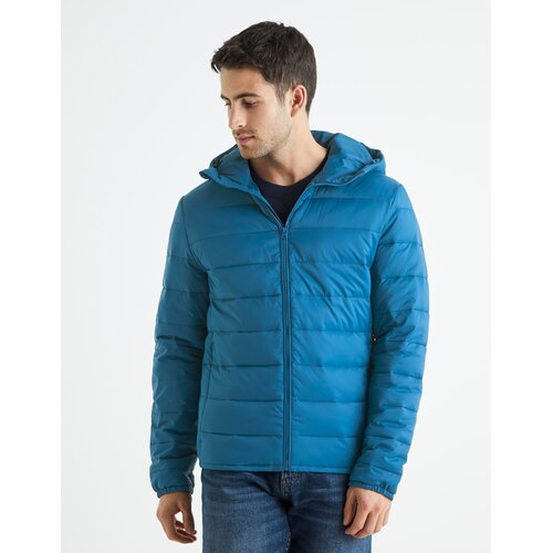 Celio Lightweight Down Jacket with Hood - Men Slike