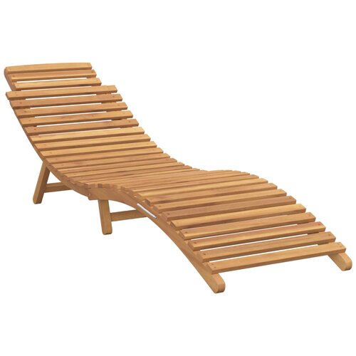 vidaXL Ležalnik Rjava 198 x 55 x 58,5 cm Trden tikov les, (5000269172) Cene