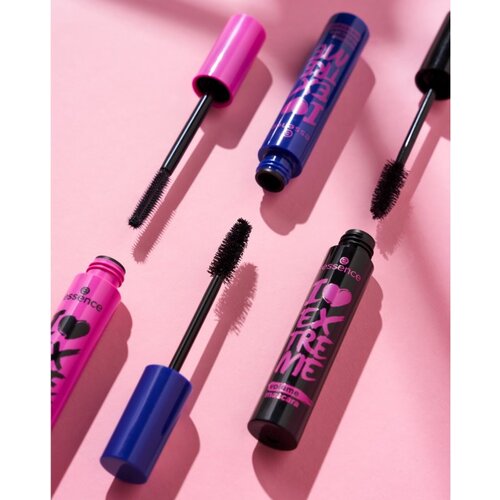 Essence I Love Extreme Volume Waterproof vodootporna maskara za volumen trepavica 12 ml nijansa Ultra Black Slike