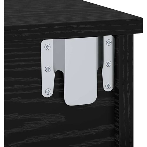  Noćni ormarić 2 pcs Crni hrast 40 x 31 x 15 cm Slike