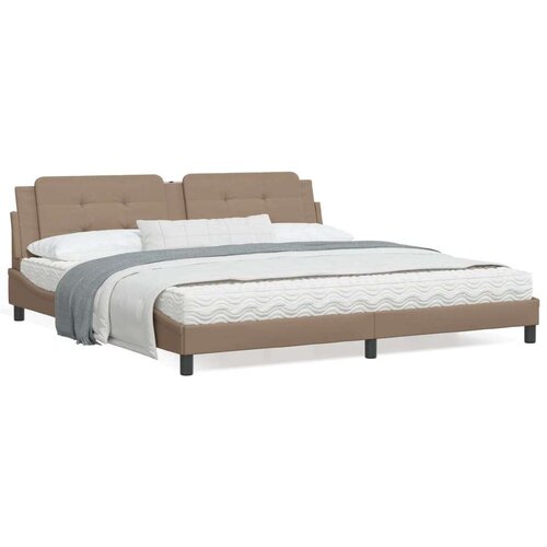  Okvir za krevet s uzglavljem cappuccina 200x200 cm umjetna koža Cene