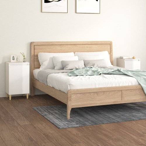  Noćni ormarići sjajni bijeli 2 kom 40x35x70cm konstruirano drvo Cijene