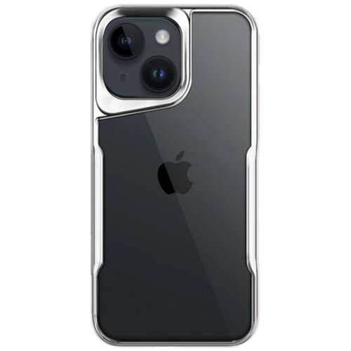  futrola transparent silikon sa okvirom za xiaomi redmi note 13 pro 4G srebrna Slike