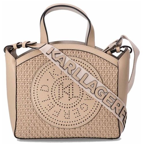 Karl Lagerfeld K CIRCLE SM TOTE WOVEN Smeđa Slike