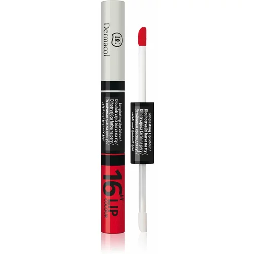 Dermacol 16H Lip Colour dolgoobstojna dvofazna barva in sijaj za ustnice odtenek 20 4.8 g