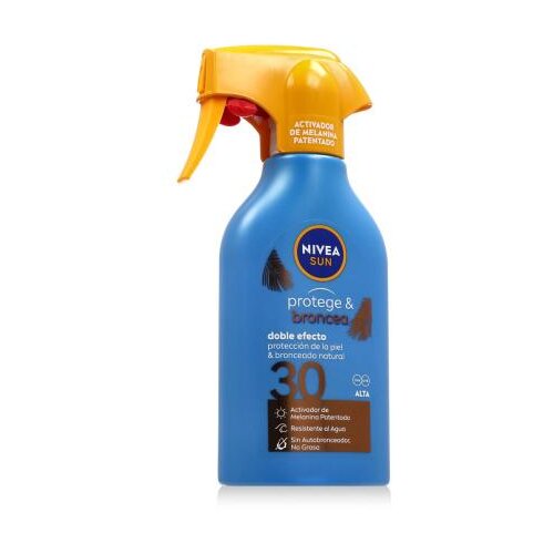 Nivea Sun Protect & Bronze Dual Effect SPF30 vodoodporna zaščita pred soncem za telo za vse tipe kože 200 ml Cene