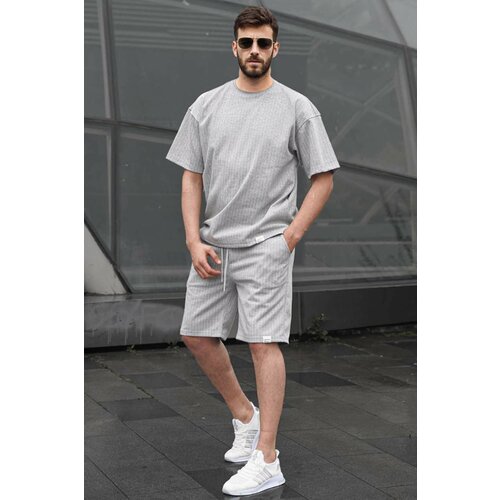 Madmext Two-Piece Set - Gray - Relaxed fit Slike