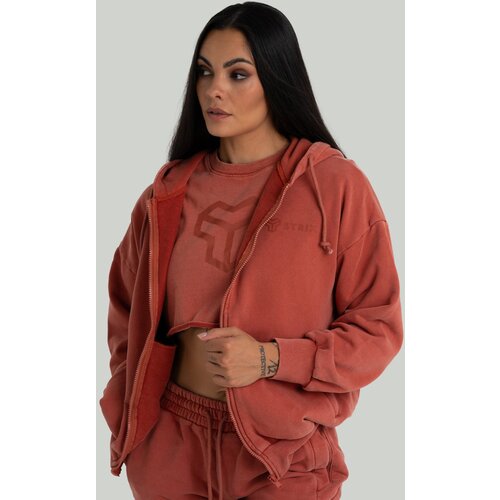 STRIX Women&amp;lsquo;s zip hoodie washed terra Slike