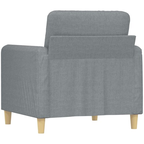  Fotelja svjetlosiva 60 cm od tkanine Slike