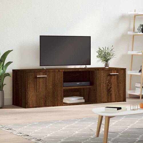 Furnova TV omarica rjavi hrast 120x34x37 cm inženirski les, (21924101) Cene
