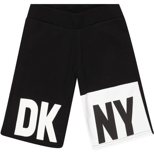Dkny Hlače črna / bela Slike