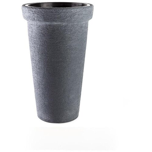 Prosperplast saksija visoka mat sa uloškom - antracit S433 / 30×50 cm Slike