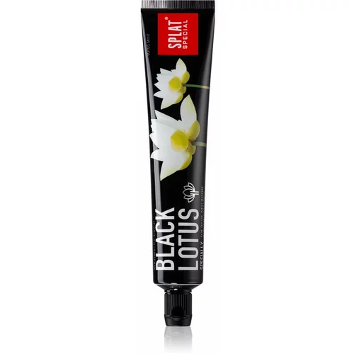Splat Special Black Lotus pasta za izbjeljivanje s aktivnim ugljenom bez fluorida Lotus Mint 75 ml