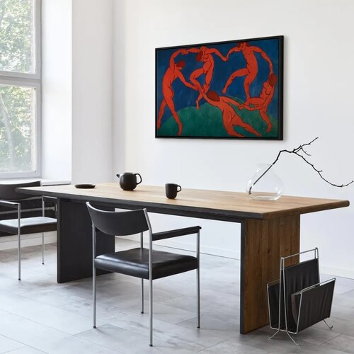  Slika - Henri Matisse &amp;ndash; Dance (II) 90x60 U crnom drvenom okviru Slike