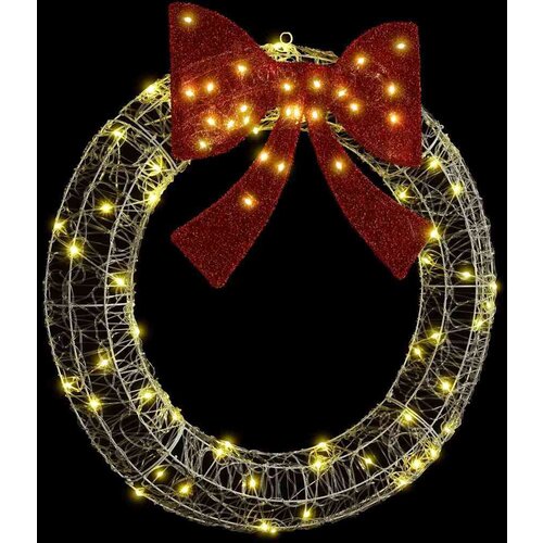 VidaXL Vijenac S LED lampica Topla bijela 90 cm Akril Slike