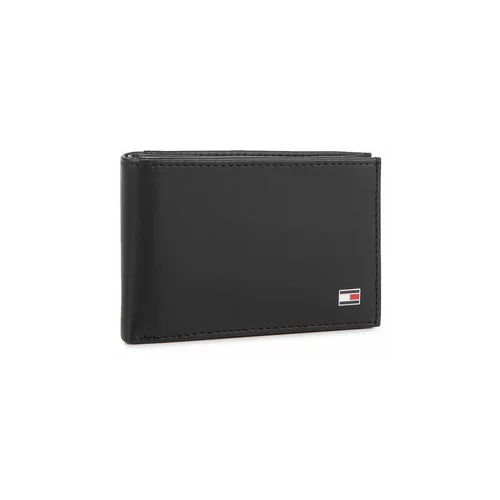 Tommy Hilfiger Velika moška denarnica Eton Mini Cc Flap&Coin Pocket AM0AM00671/83369 Črna