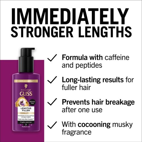 Schwarzkopf Gliss Full Hair Wonder Lenghts filler 100ml Slike