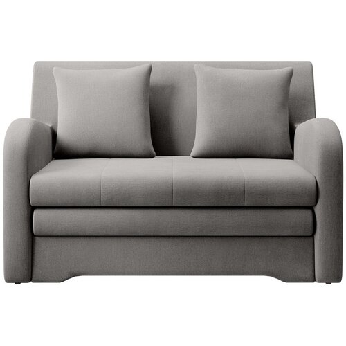 ELTAP Siva baršunasti sklopiva sofa 130 cm Ario – Cene