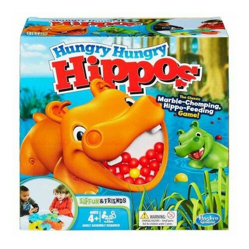 Hasbro Gladni hippos 98936 društvena igra Cene
