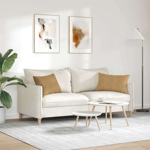  Jastučići za sofu 2 pcs Smeđa 60 x 40 cm Kordura tekstil Slike