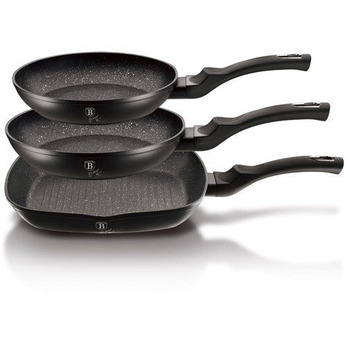 Shumee set za cvrtje premaza berlinger haus črni srebrni granit BH-6157, (21237639) Slike