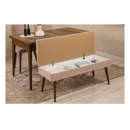 Hanah home Trpezarijski set Vina Bench 04 0900, 6 delova, Bež Cene