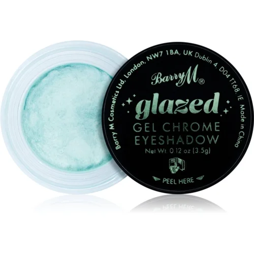 Barry M Glazed Gel Chrome Eyeshadow senčila v gelu za oči odtenek So Charming 3.5 g