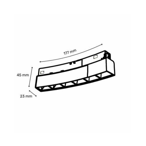Magnetic SVETILJKA GS1000 7W 3000K 36° 48V DC CRNA (R1000) Cene