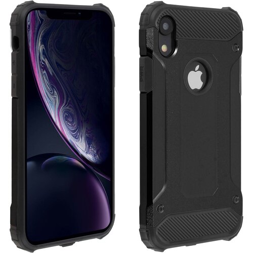 AVIZAR Torbica Defender II, odporna na udarce - odpornost na padce 1,8 m - crna str. Apple iPhone XR, (20615896) Cene
