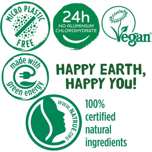 Happy Earth 100% Natural Deodorant Roll-On Jasmine Ho Wood dezodorant roll-on 75 ml Slike
