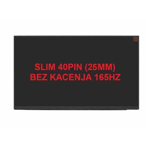  led ekran za laptop 15.6 slim 40pin 25mm fhd 165hz Cene