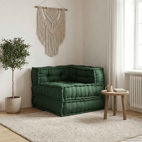  Modularna sofa zelena 70x70x54 tkanina Cijene