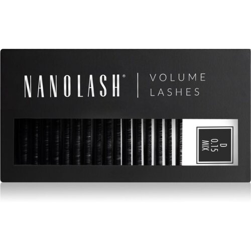 Nanolash Volume Lashes umetne trepalnice 0.15 D 6-13mm 1 kos Slike